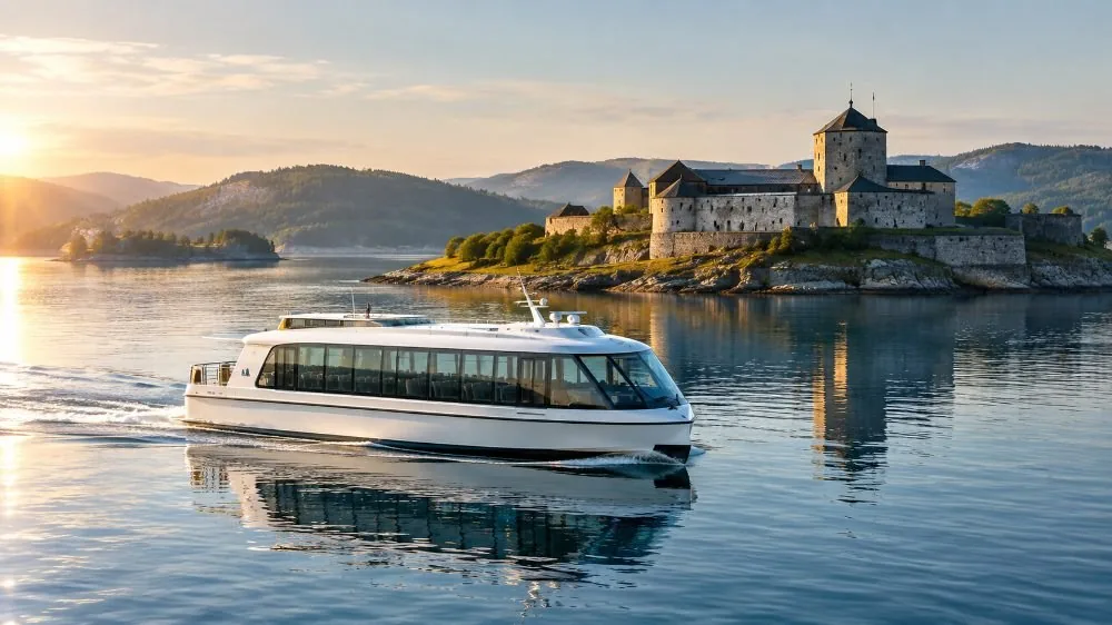 Oslo: Guided Sightseeing Fjord Cruise on Premium Silent Boat